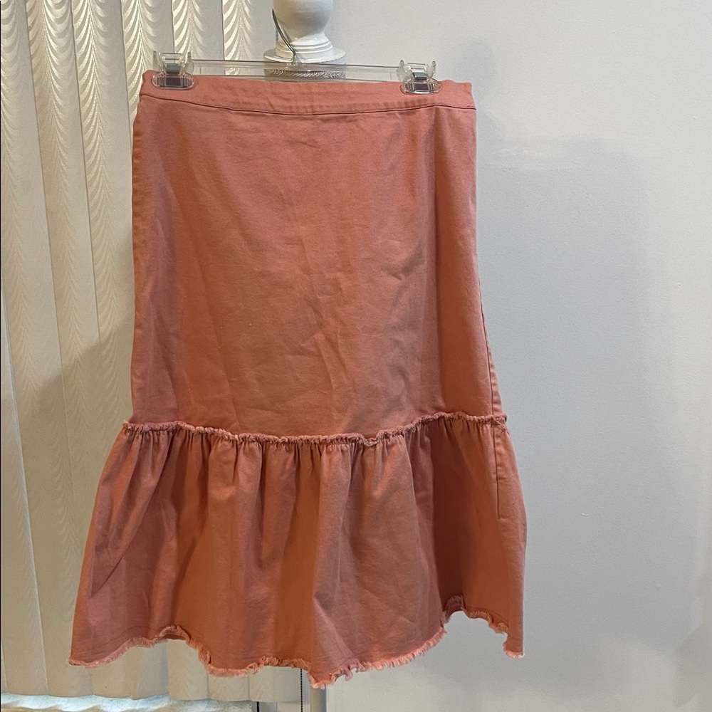 Women's Pink Ruffled Skirt size XS Great condition